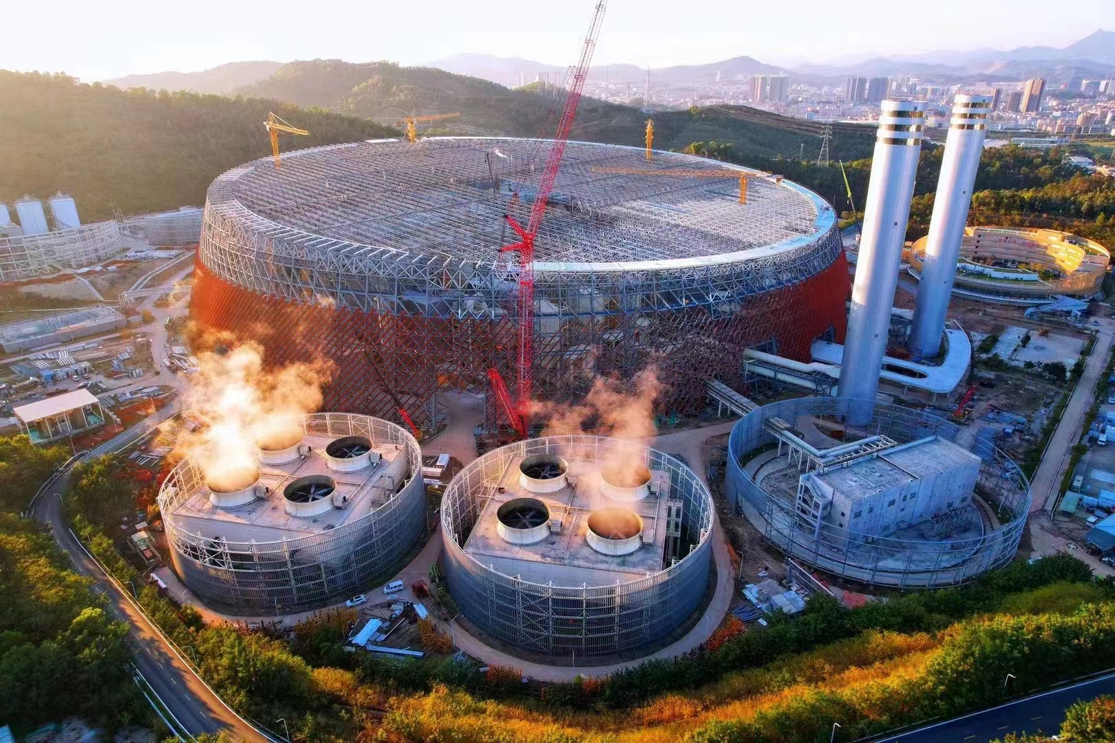 四川最大垃圾焚烧发电项目预计年底建成 每天3000吨生活垃圾变“废”为宝|环保|成都市|新冠肺炎_新浪新闻